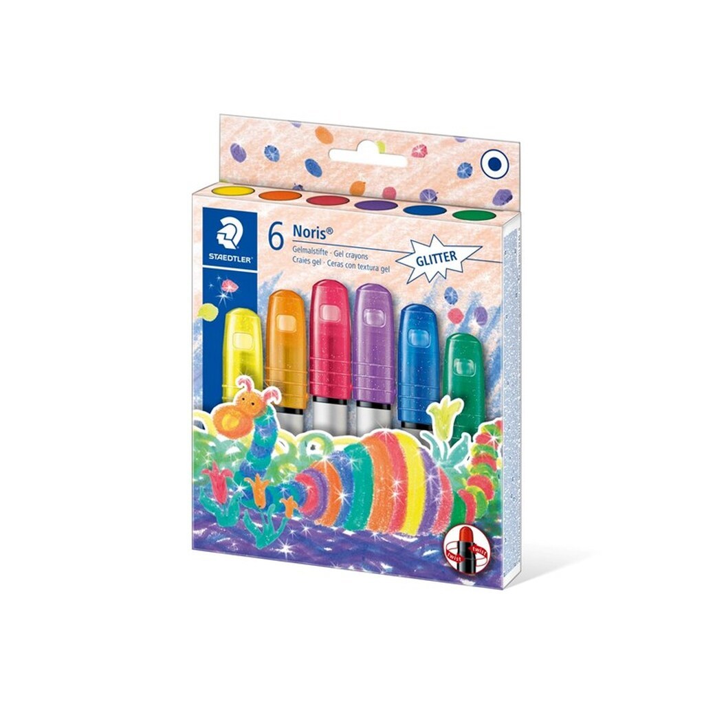 Staedtler Gel Twisters Metallic 6 ass./æske