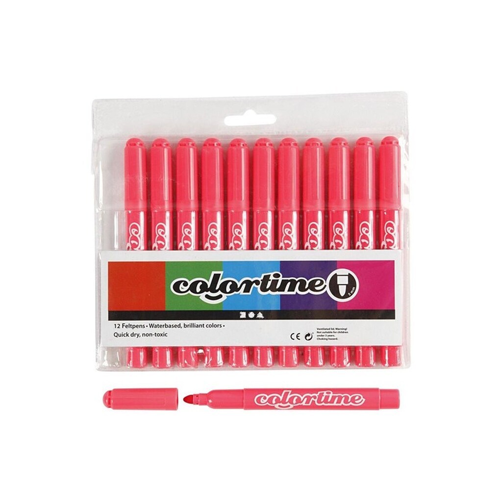 Creativ Company Light pink Jumbo markers 12pcs.