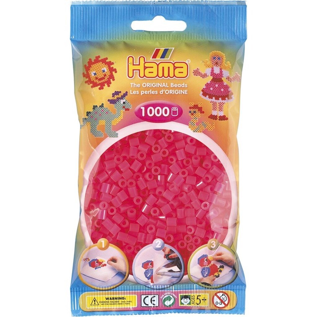 Hama Ironing beads-Fuchsia 1000 pcs