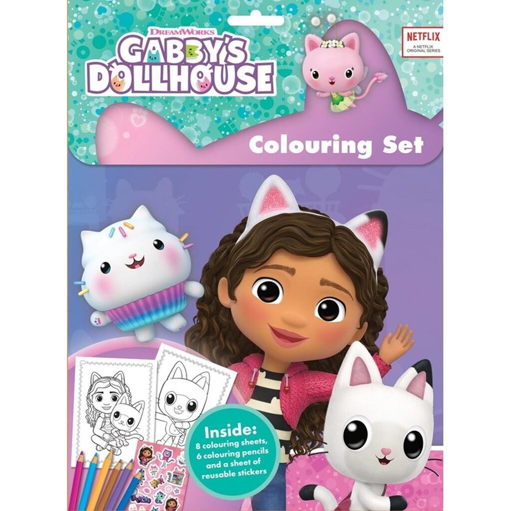 Alligator GABBY´S DOLLHOUSE Coloring Set