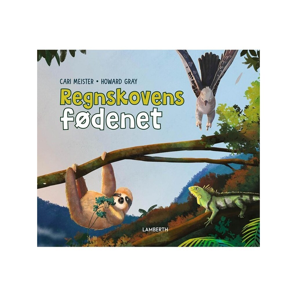 Regnskovens fødenet - Børnebog - Hardcover