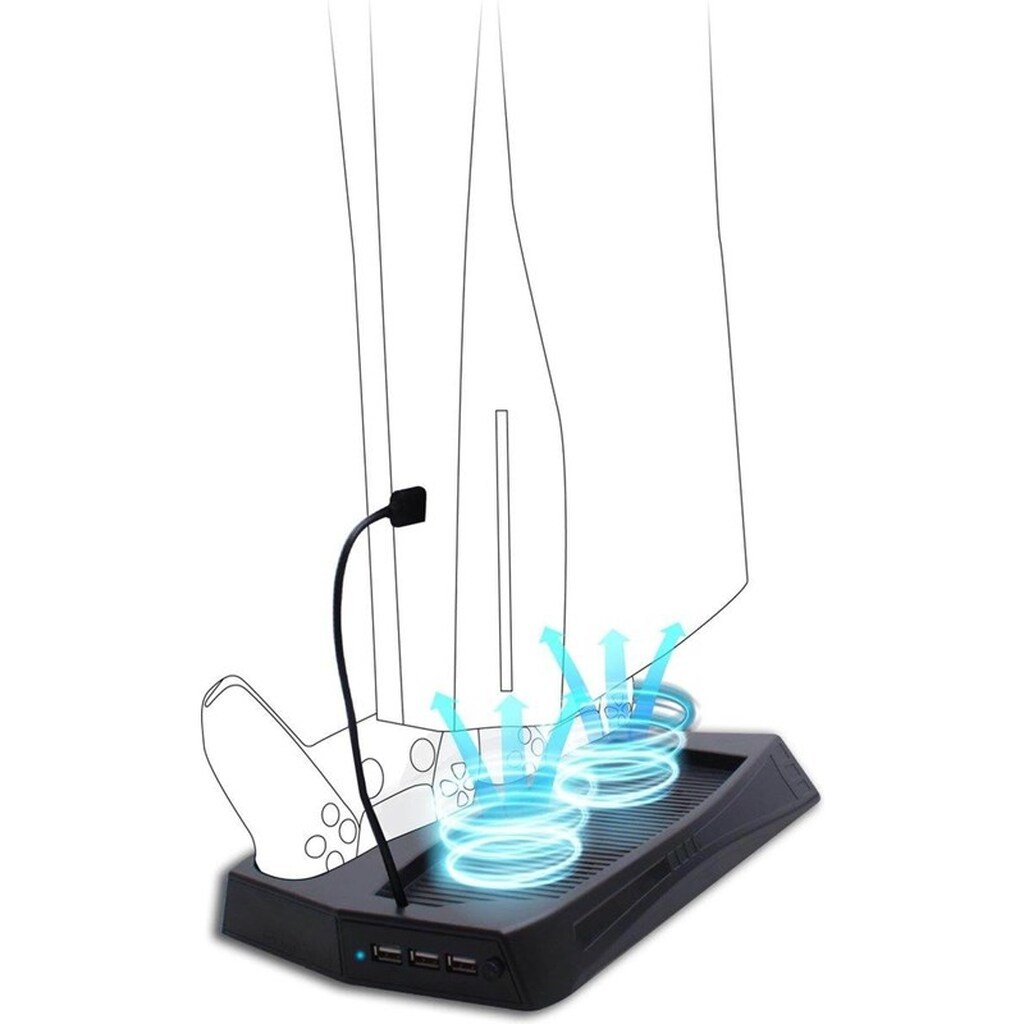 Freaks And Geeks Docking Station with Charging Station and Ventilation - PS5 - Sony PlayStation 5