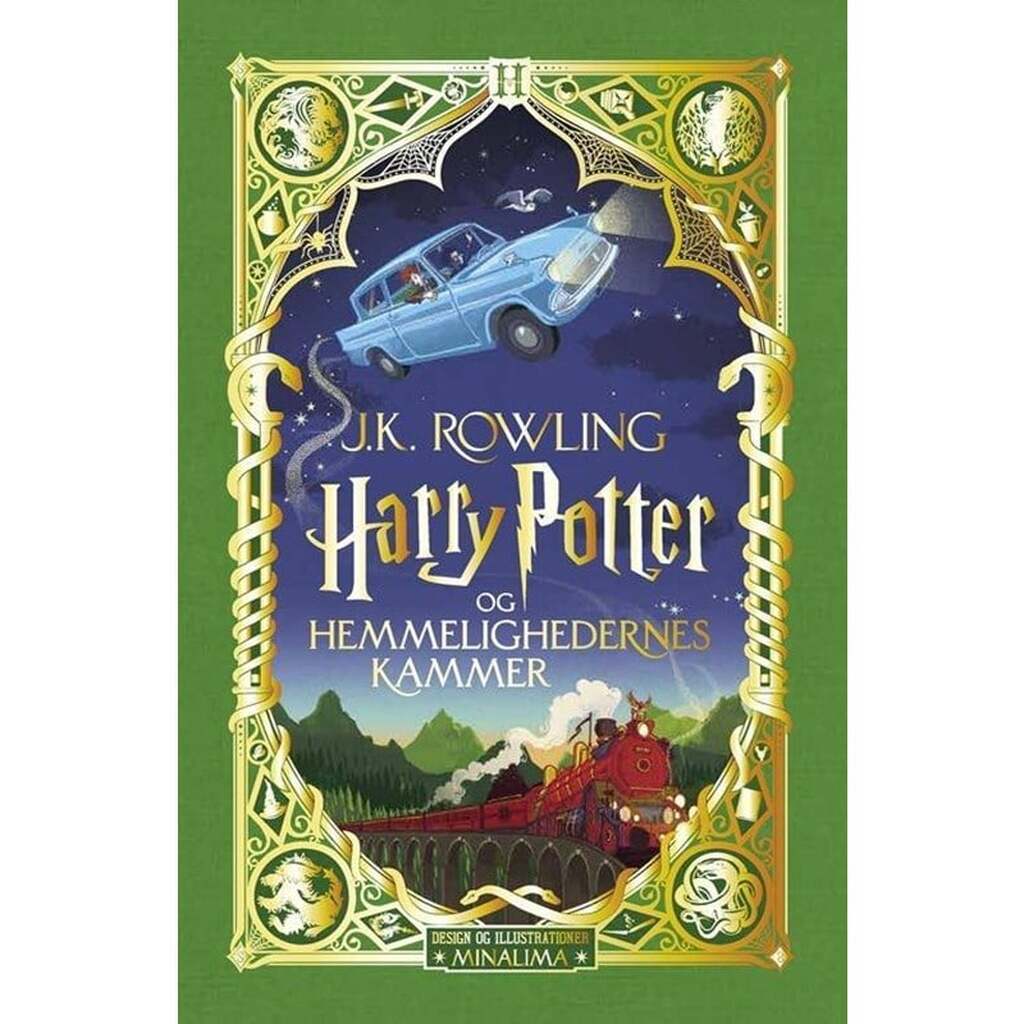 Harry Potter 2 - Harry Potter og Hemmelighedernes Kammer - pragtudgave - Ungdomsbog - hardcover