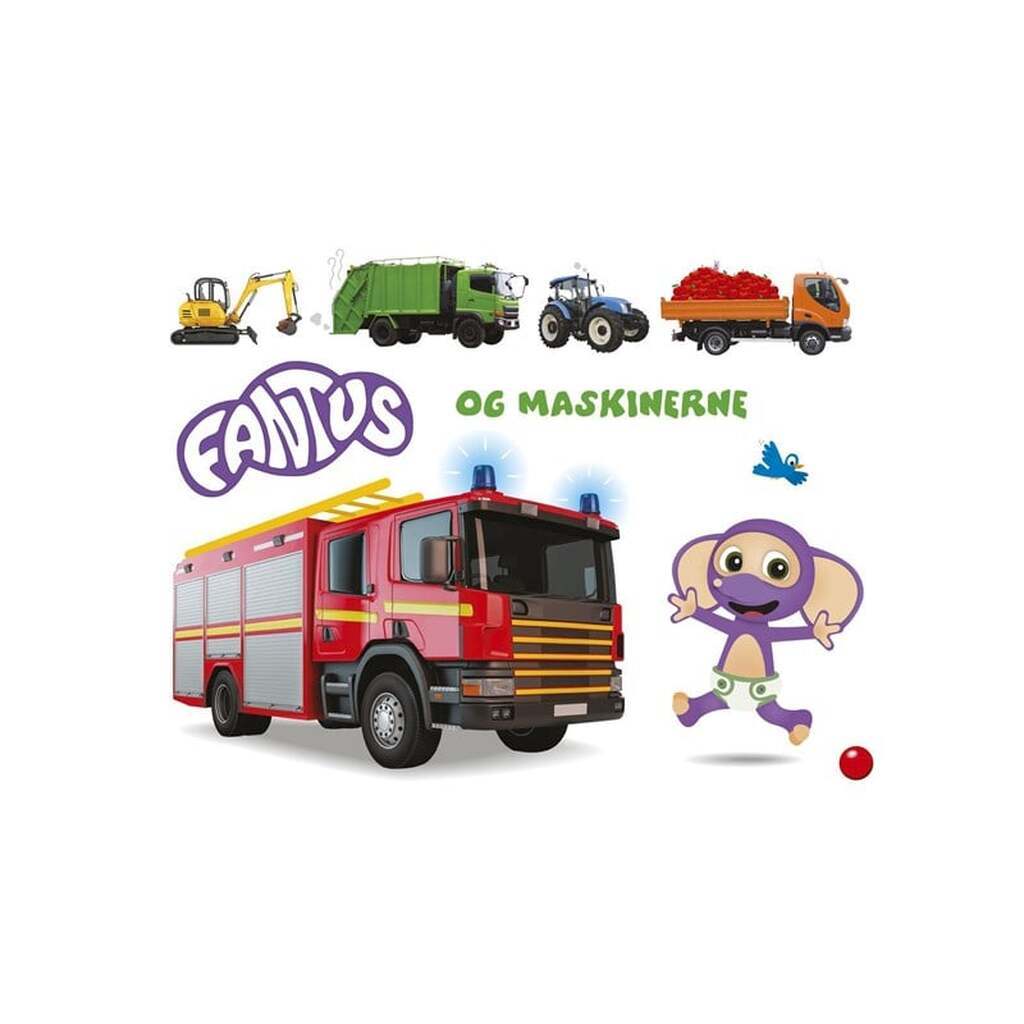 Fantus og maskinerne - Børnebog - Hardcover
