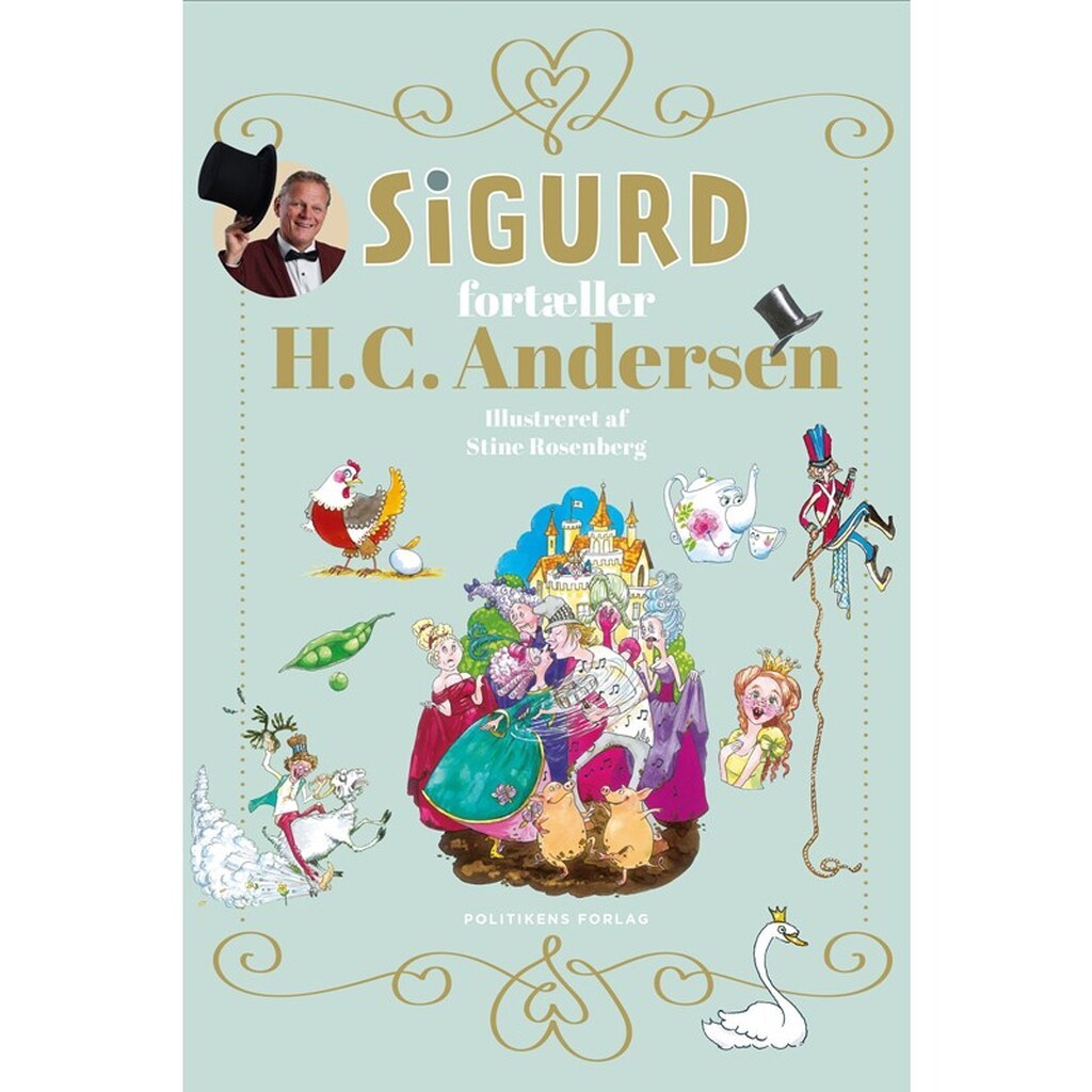 Sigurd fortæller H.C. Andersens eventyr - Dåbsudgave - Børnebog - Hardback