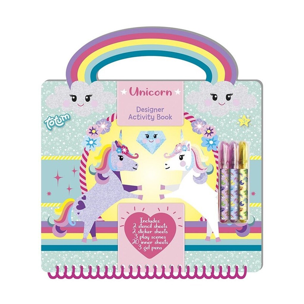 Totum Unicorn - Designer Activity Book