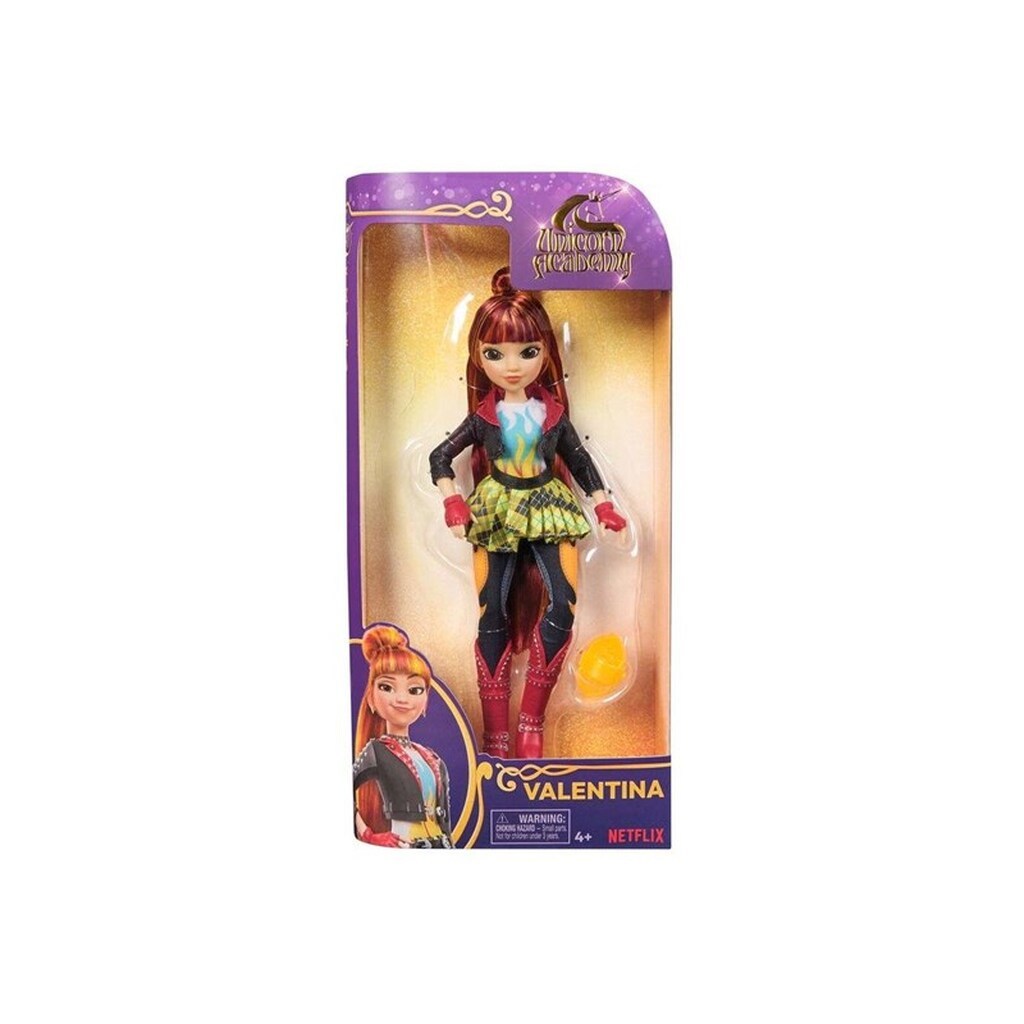 Unicorn Academy Enhjørningeakademiet Fashion Dukke 24cm Valentina