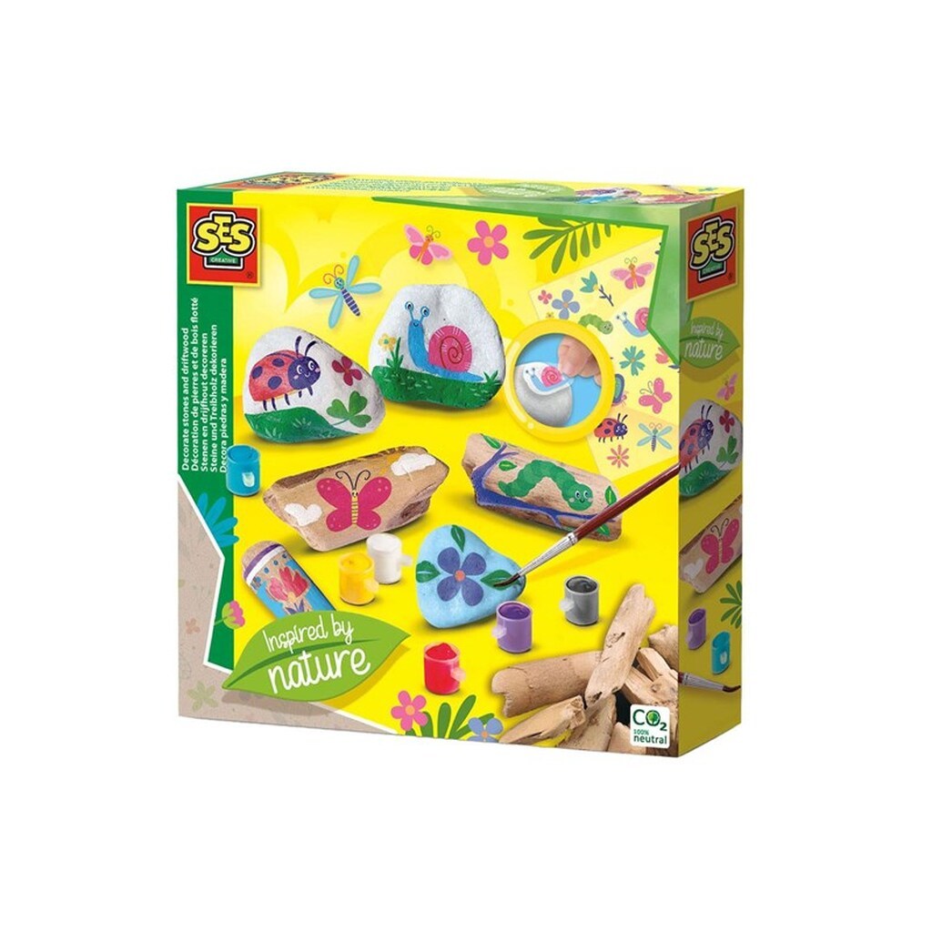 SES Creative Decorating Stones and Driftwood - Inspired by Nature