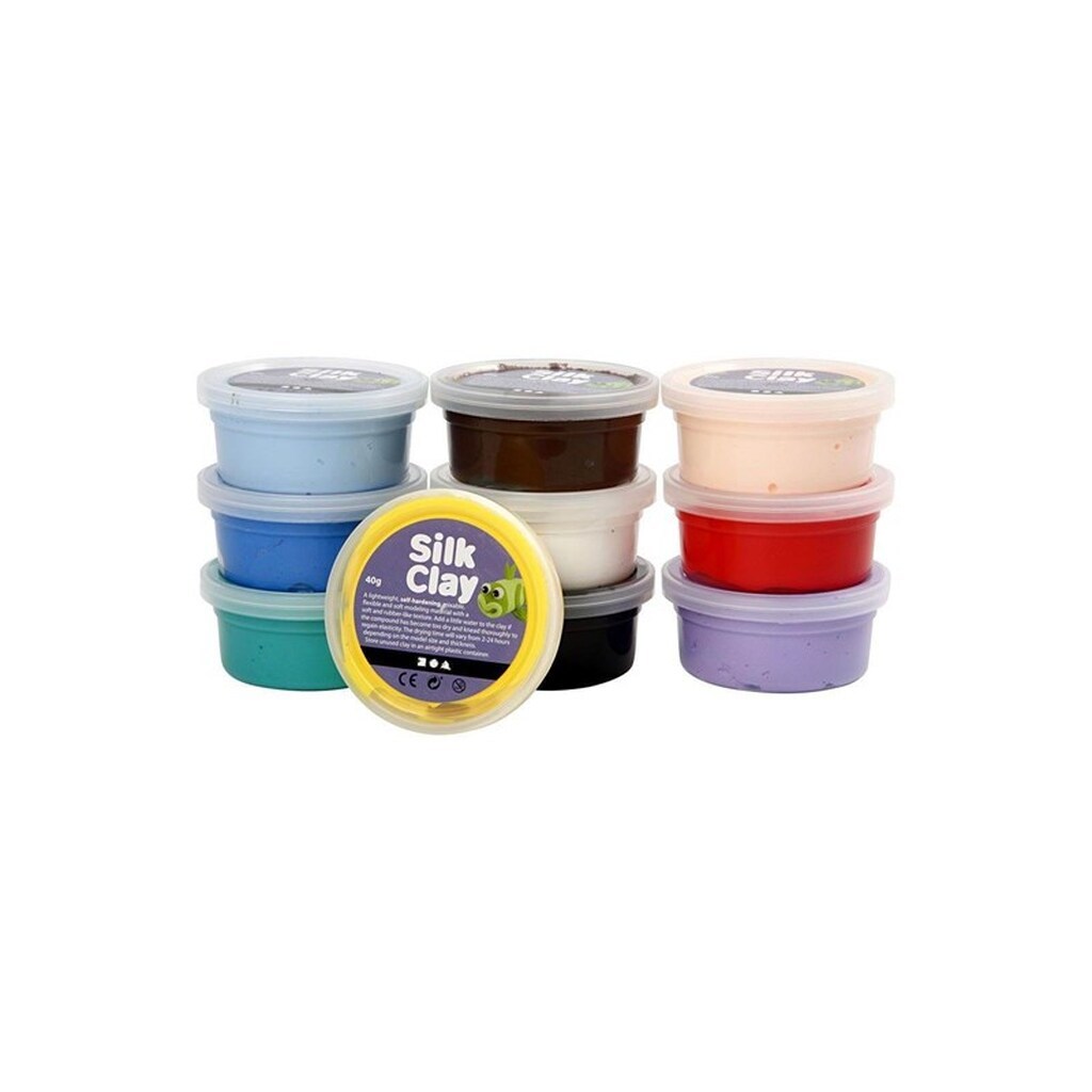 Silk Clay - Basic Colors 10x40gr.