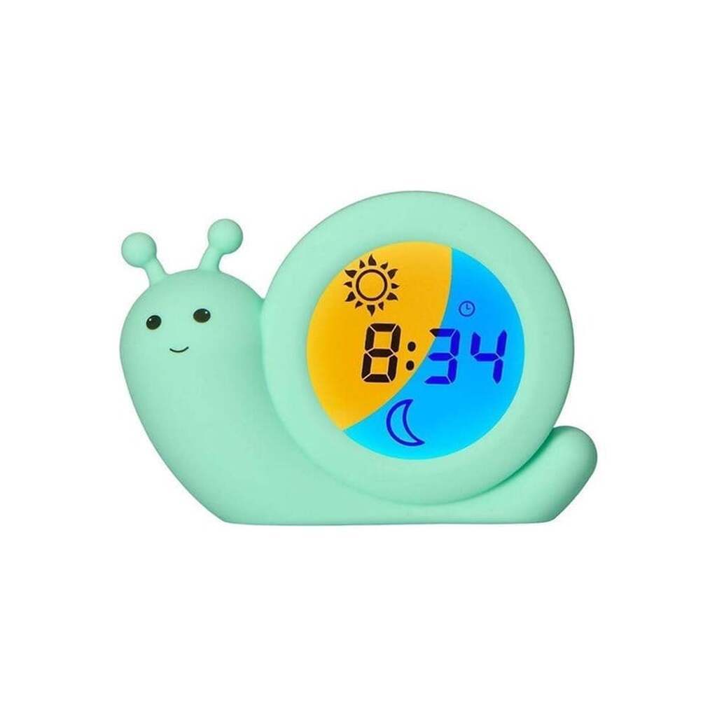 Alecto Baby Simon Snail sleep rhythm alarm clock mint green