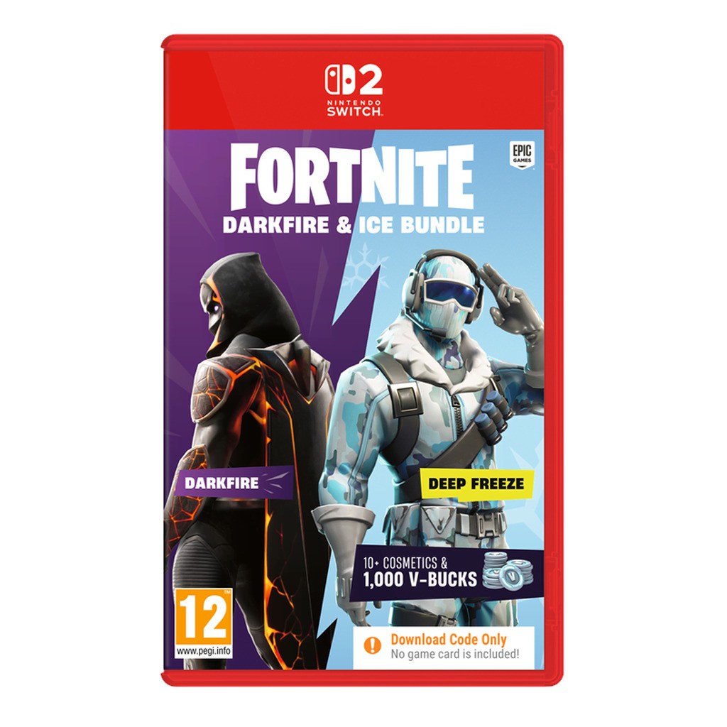 Fortnite: Darkfire &amp; Ice Bundle (Code in a Box) - Nintendo Switch 2 - Action