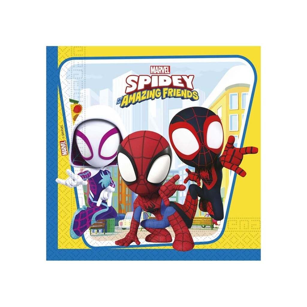 Globos Paper Napkins FSC Spidey 20 pcs.