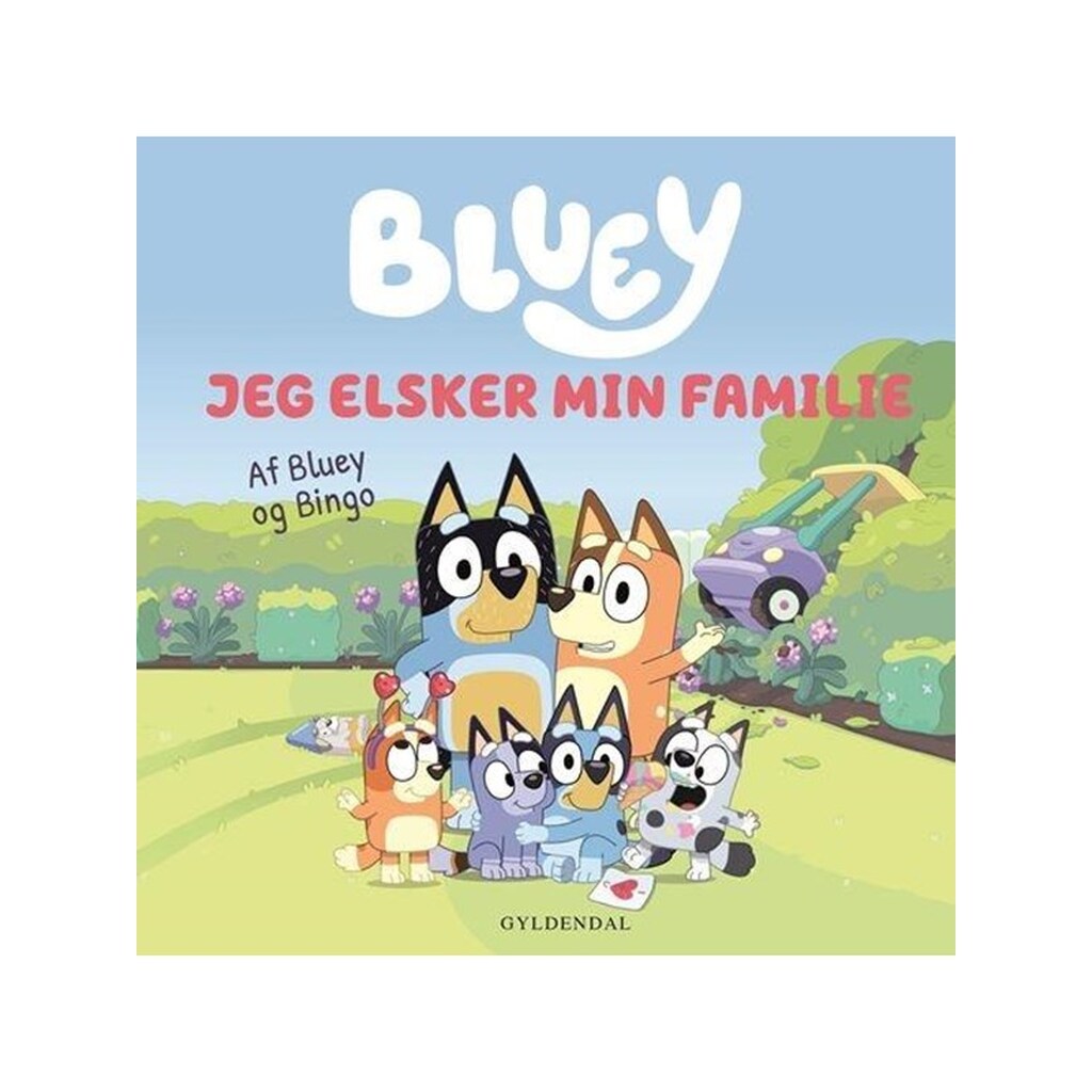 Bluey - Jeg elsker min familie - Børnebog - Papbog