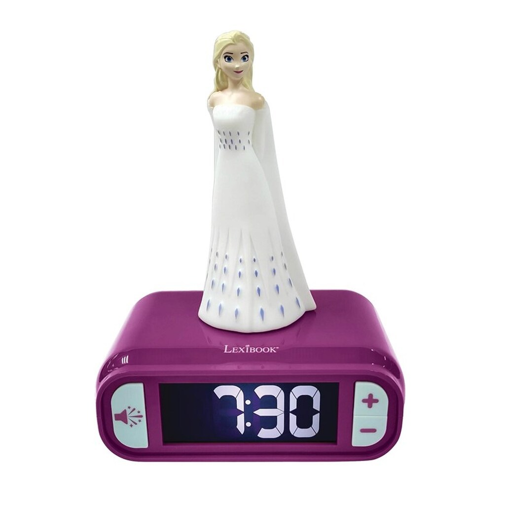 Frozen Alarm Clock with Night Light 3D design  Elsa
