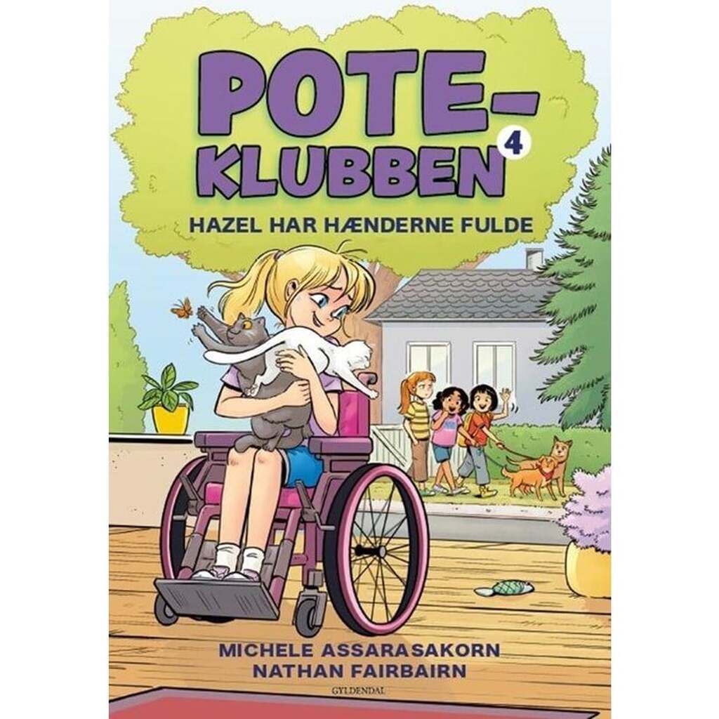 POTE-klubben 4 - Hazel har hænderne fulde - Børnebog - Hardcover