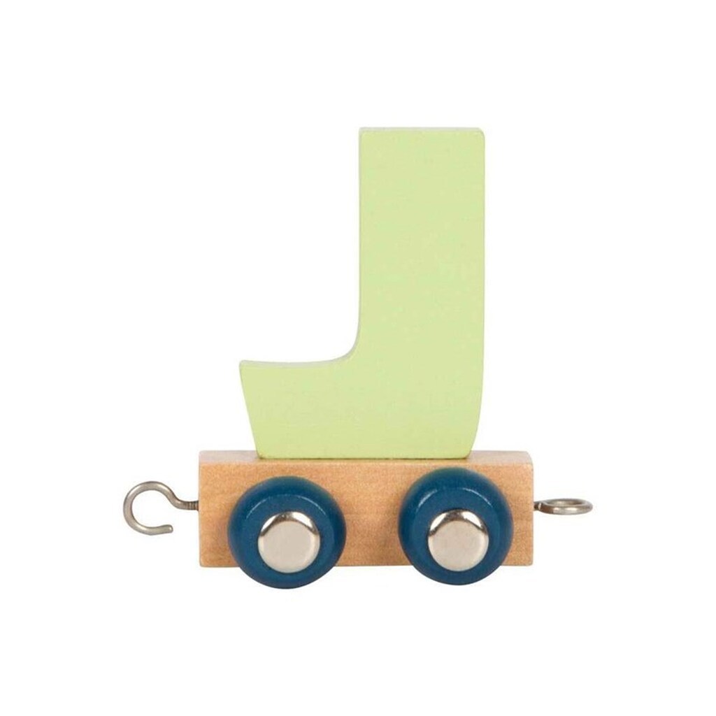 Small Foot - Wooden Letter Train Polar - J