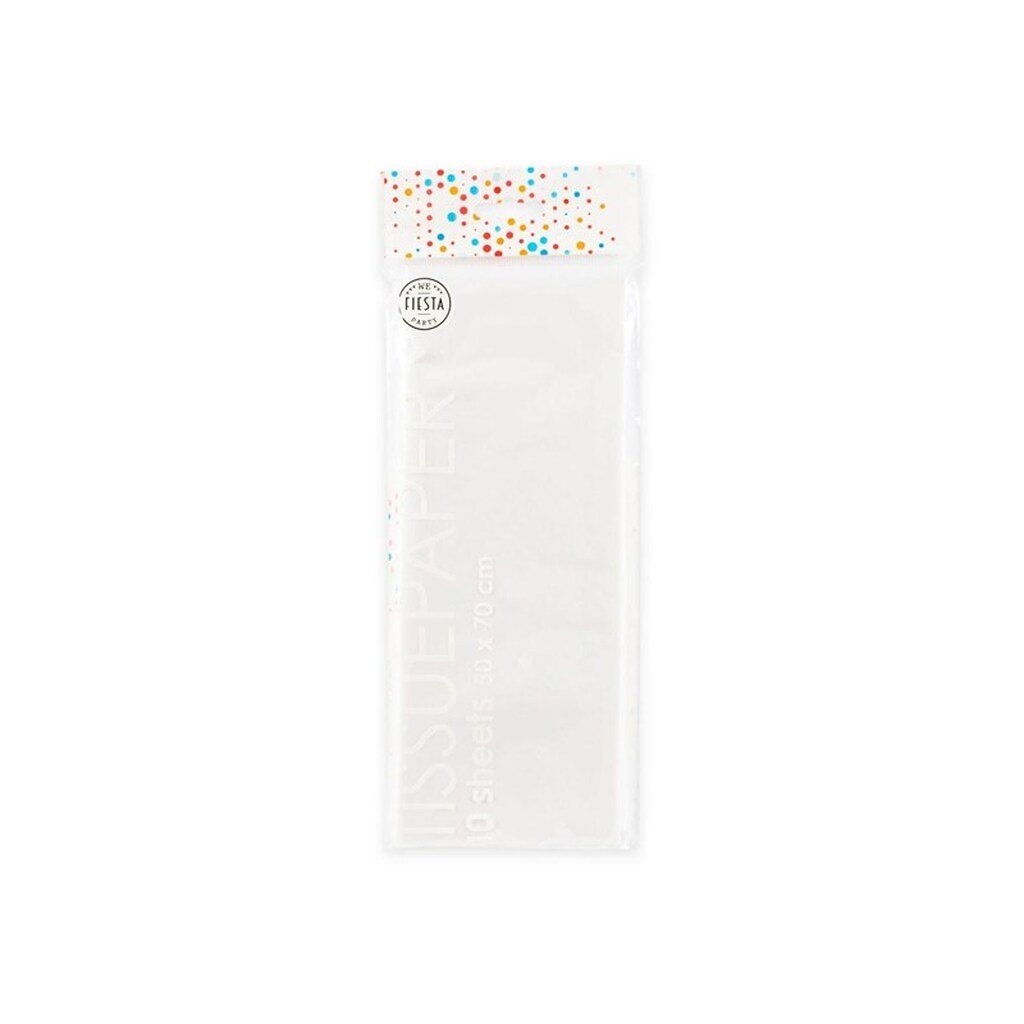 Globos - Tissue Paper 10 Sheets White 50x70cm