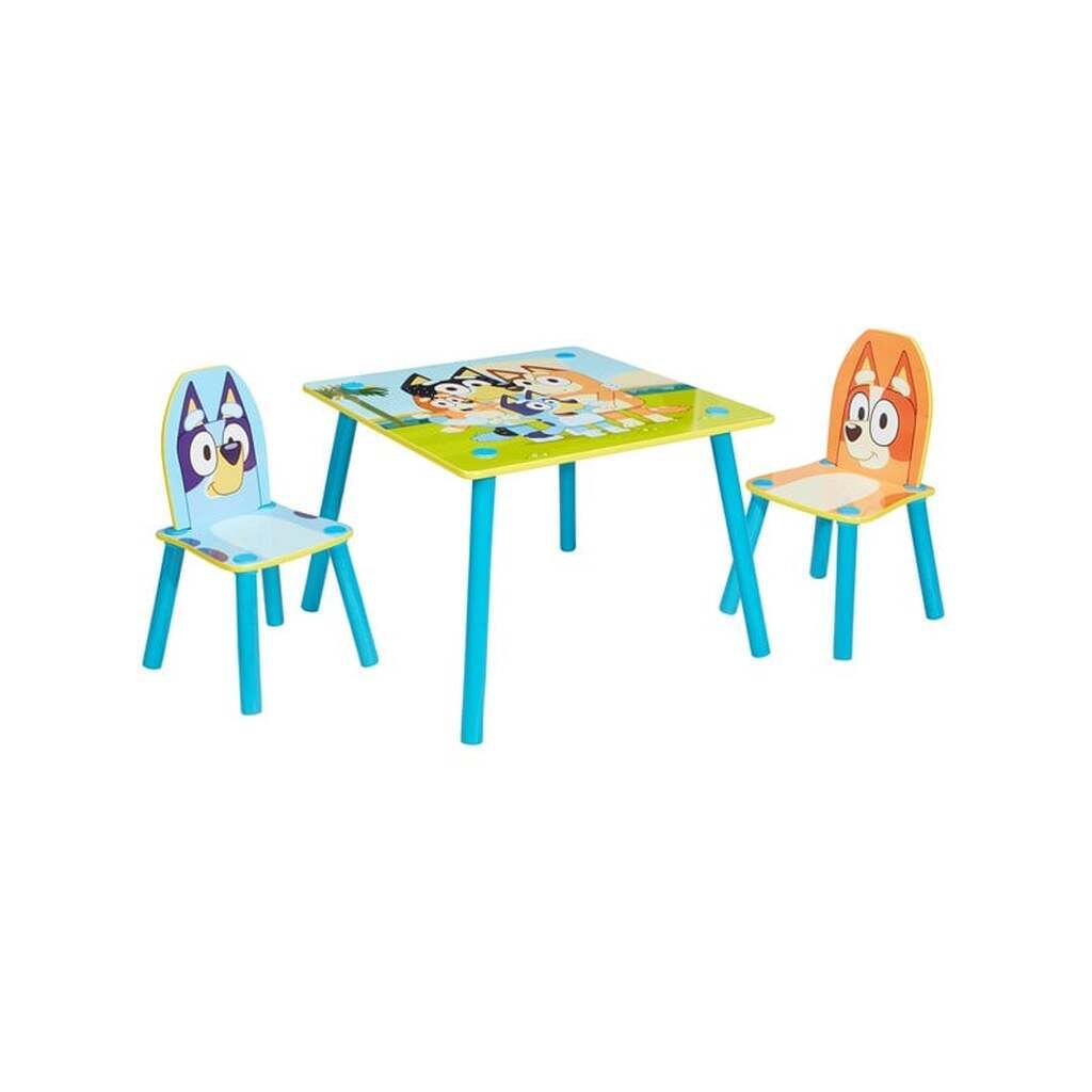 Bluey Bord og 2 stole til børn