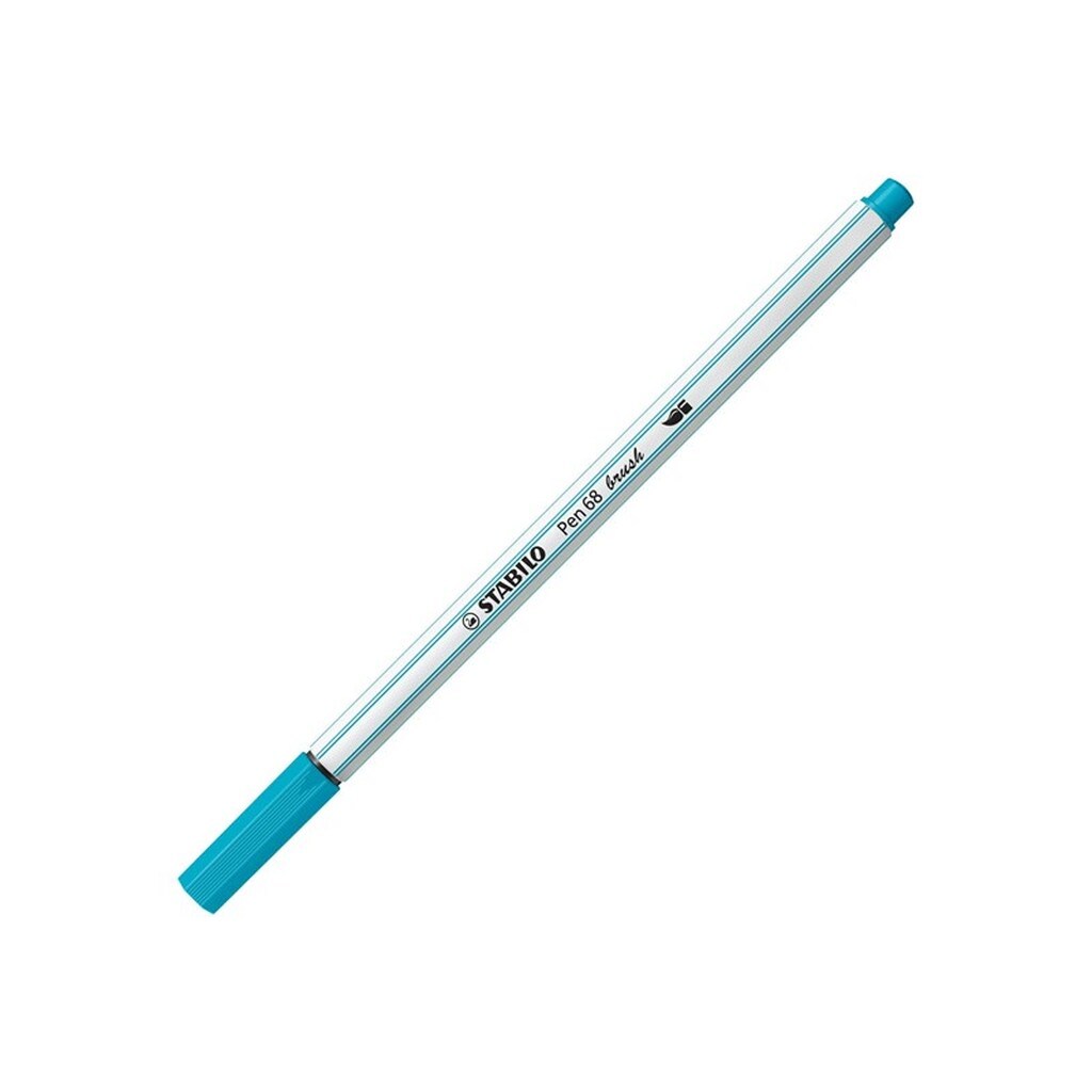 STABILO Pen 68 Brush - Felt-tip pen - Light blue (31)