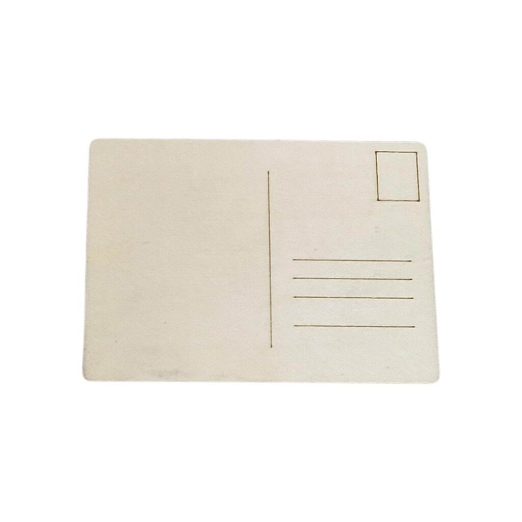 Playwood Wooden Postcard Plywood