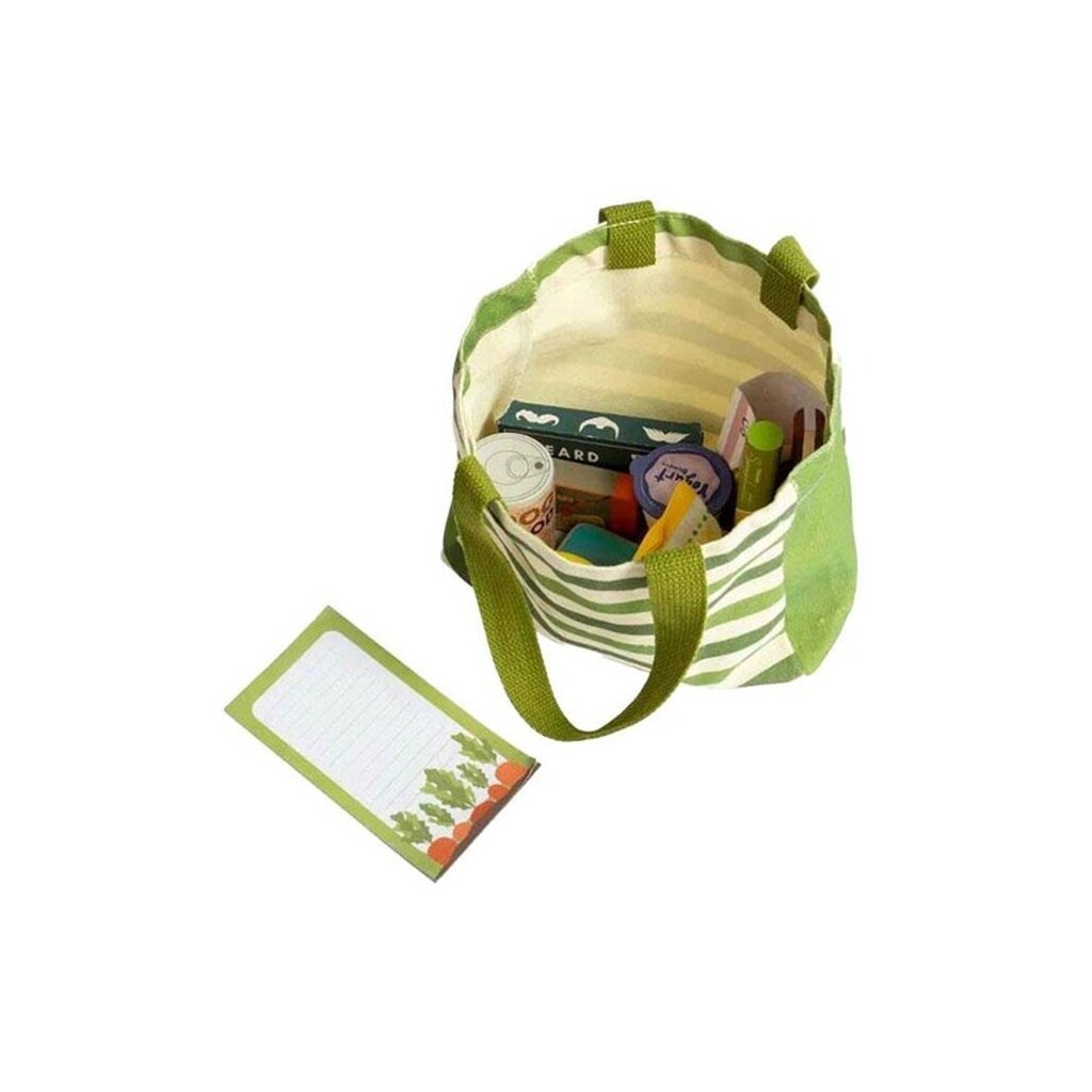 Bigjigs Wooden Shopping Playset 17pcs.