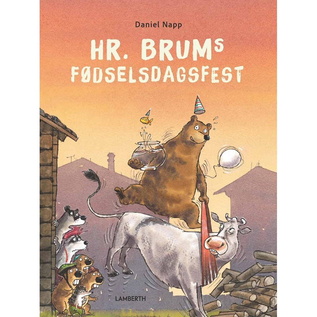 Hr. Brums fødselsdagsfest - Børnebog - hardcover