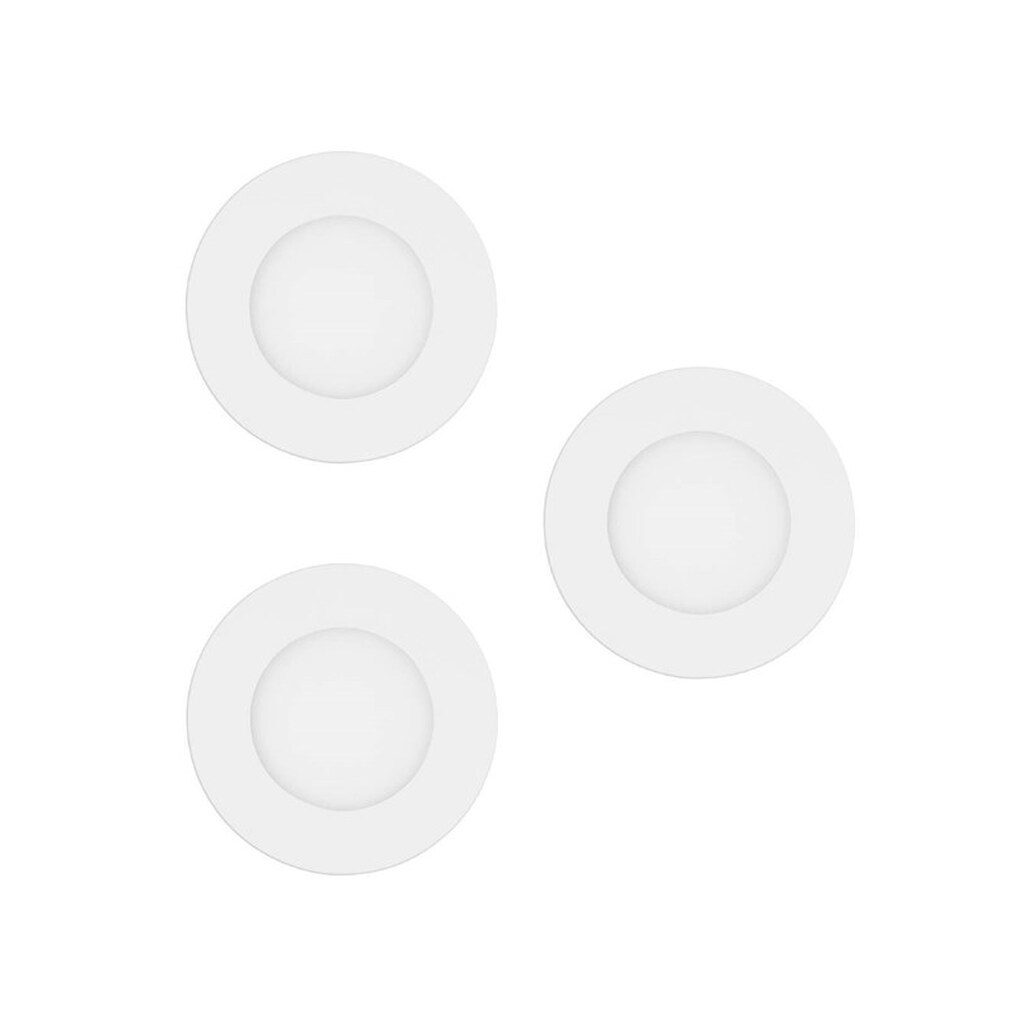 EGLO FUEVA-Z INDBYG. SÆT Ø85 CCT/RGB 3X390LM 2700-6500K IP44 HVID