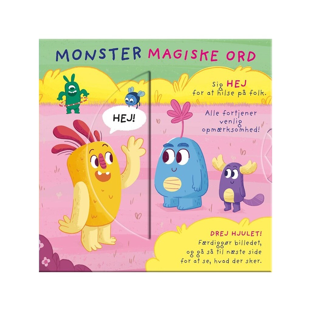 Monster magiske ord - Børnebog - Papbog