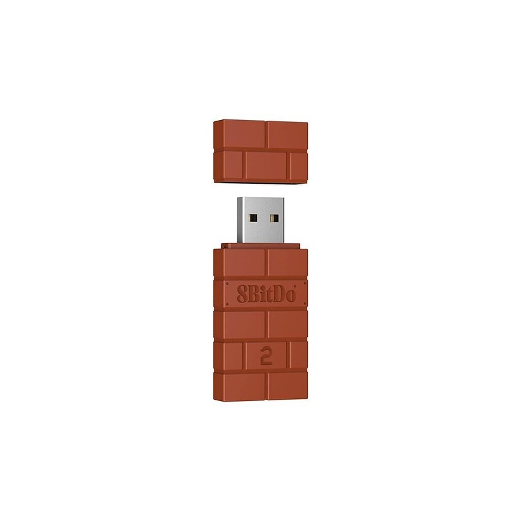 8BitDo USB Wireless Adapter 2 - Brown - Wireless - Nintendo Switch
