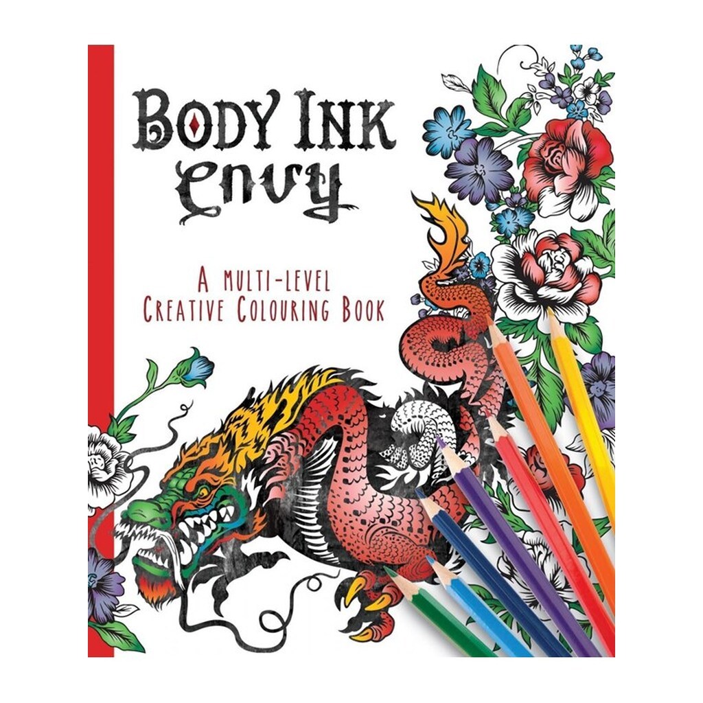 Alligator Mandala malebog BODY INK ENVY