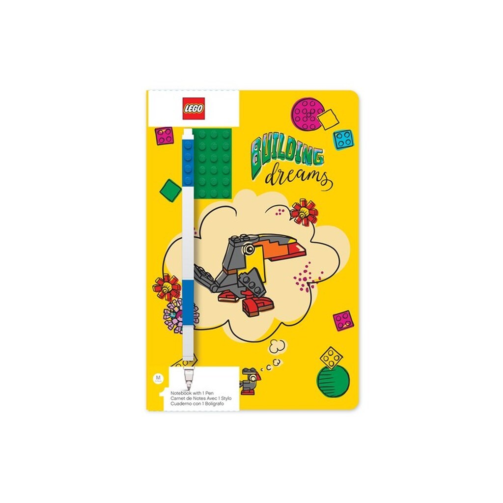 Euromic Lego notes bog med gel pen