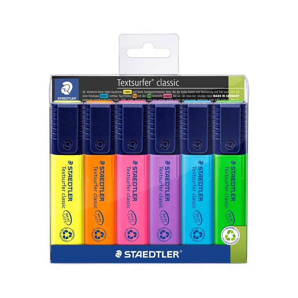 Staedtler Textsurfer Classic Inkjet 6 ass./etui