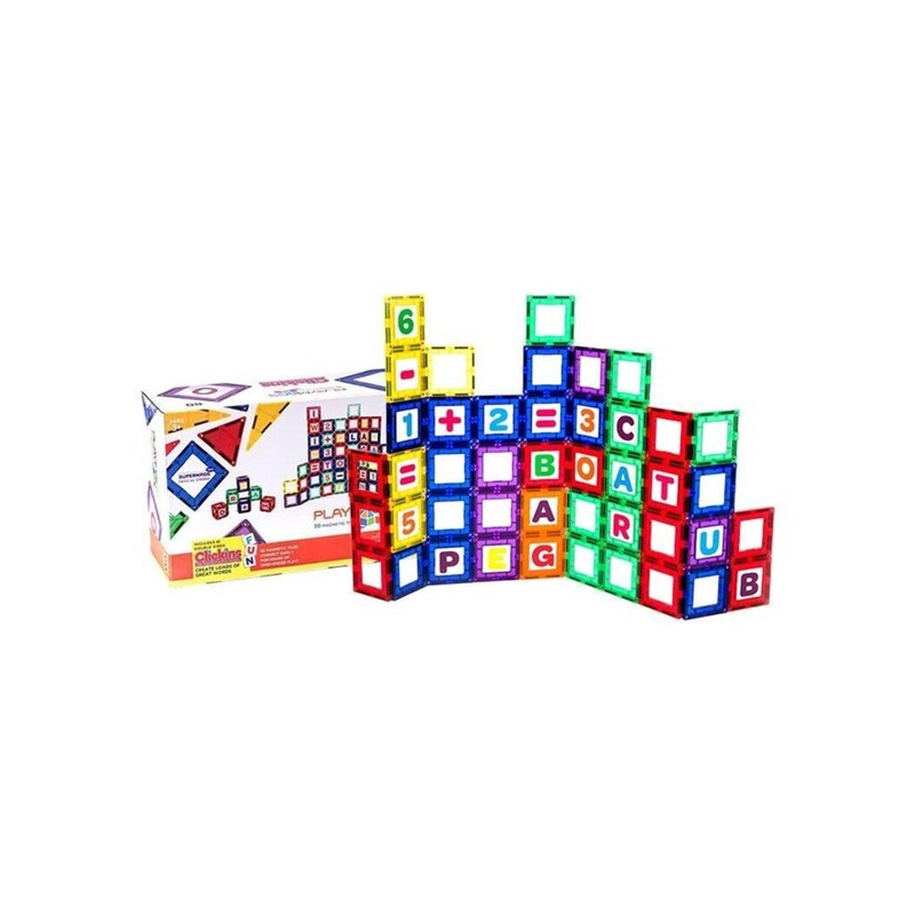 Playmags Magnetic tiles 3D 170 - 80 pcs set