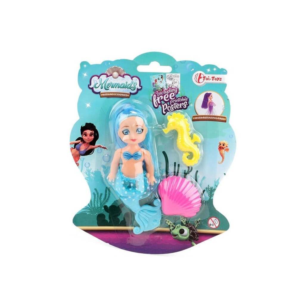 Toi-Toys Mermaids Mermaid Doll with Combs 12cm (Assorted)