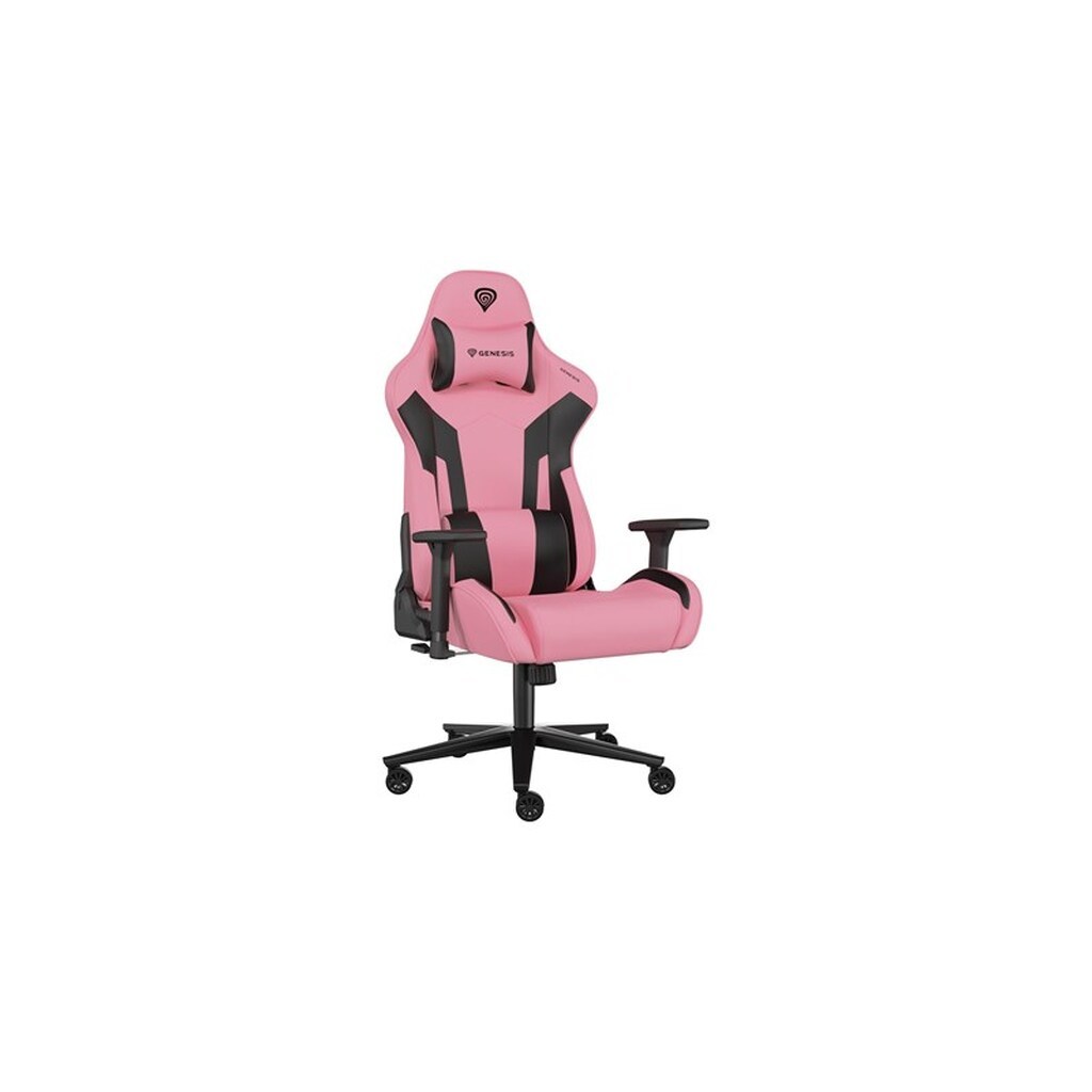 Genesis Nitro 720 Black/Pink Gamer Stol - Læder - Op til 150 kg