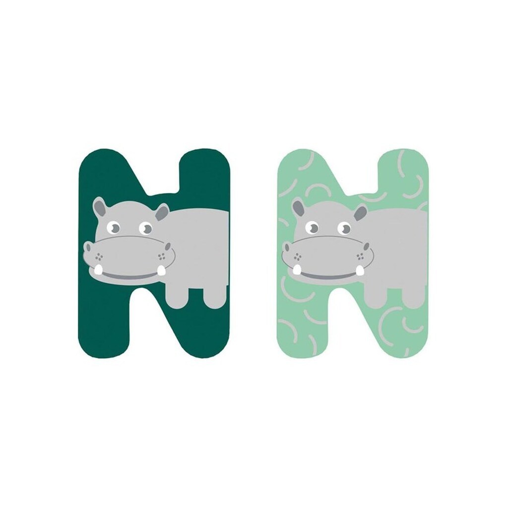 Small Foot - Wooden Animal Children&apos;s Letter - N