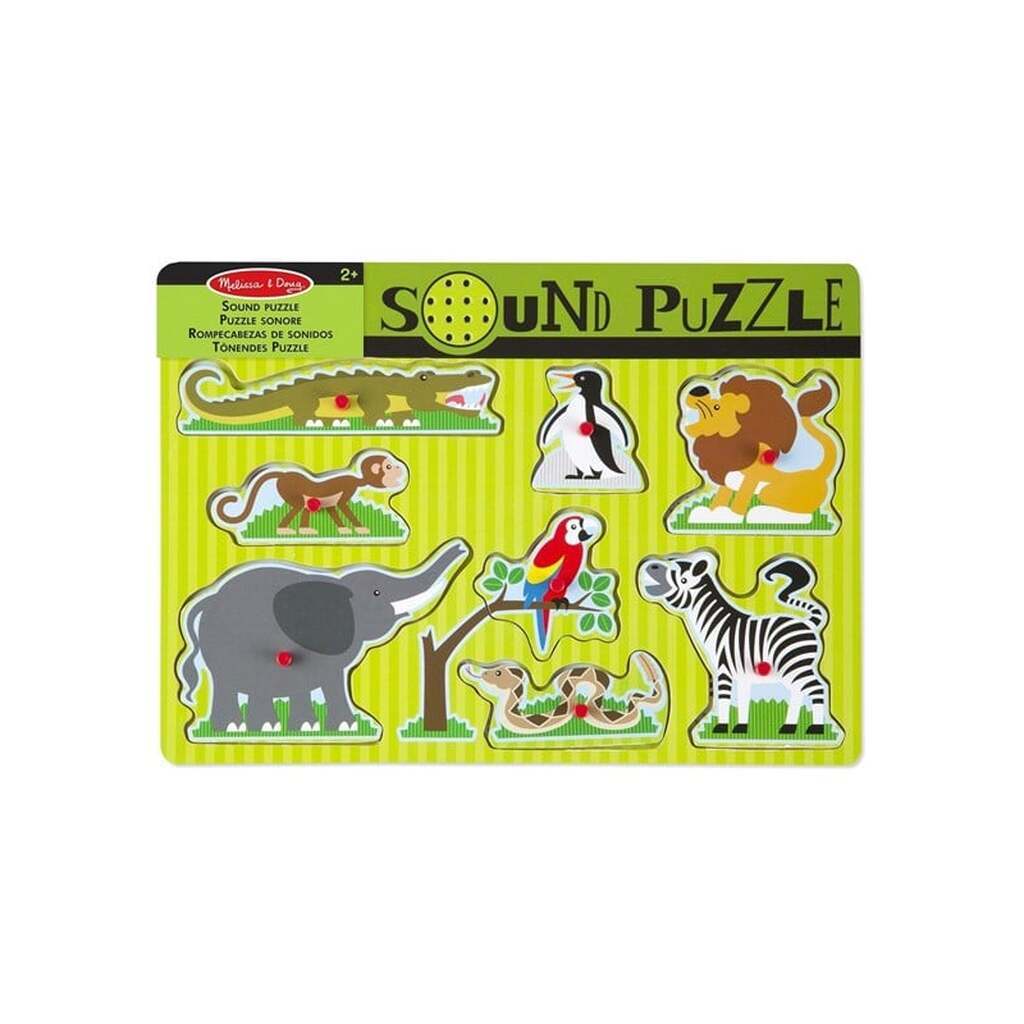 Melissa &amp; Doug Zoo Animals Sound Puzzle