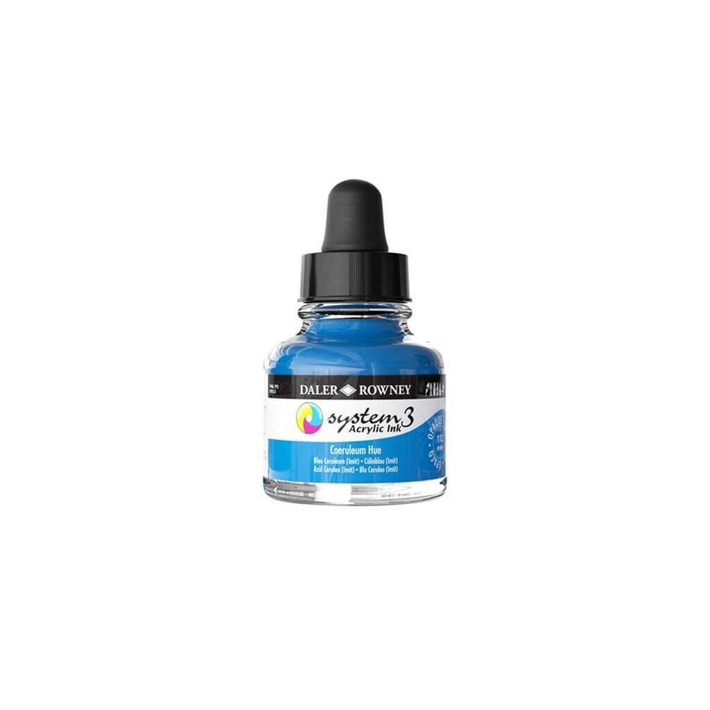 Daler-Rowney System3 Ink 29.5 ml Coeruleum Hue