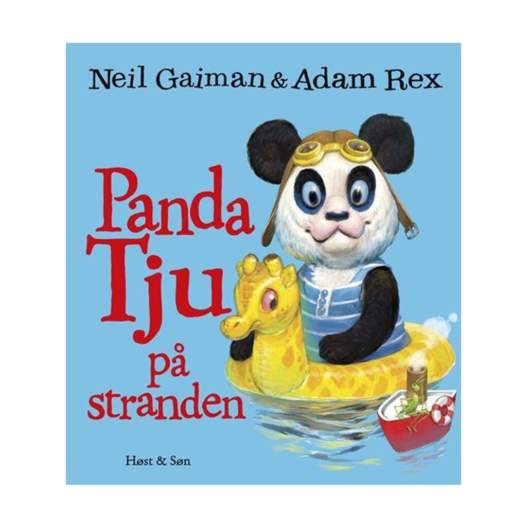 Panda Tju på stranden - Børnebog - Hardcover