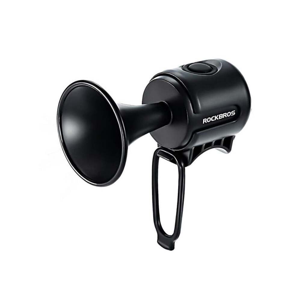 Rockbros 34210002001 electronic bicycle bell - black