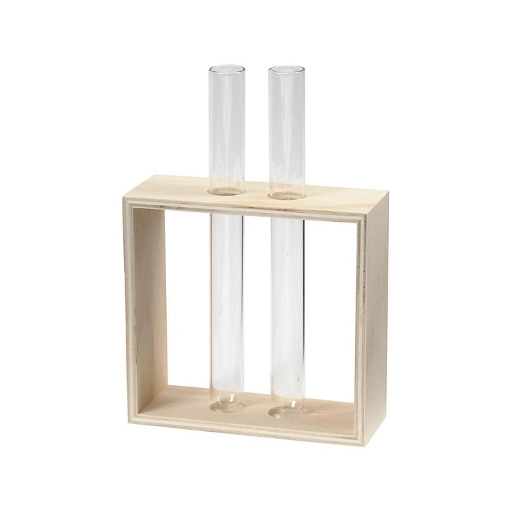 Creativ Company Wooden Rack with Test Tubes 3 pcs.