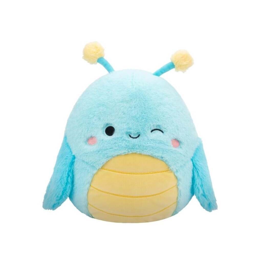 Squishmallows Fuzz-A-Mallows Giles Græshoppe 40 cm