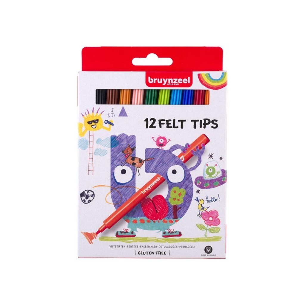 Bruynzeel Kids Felt-tip pens 12 pcs.