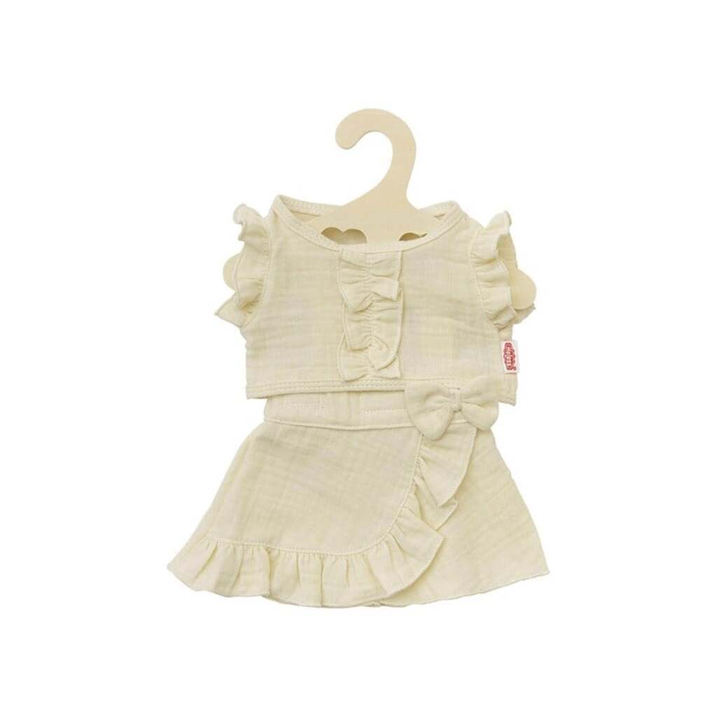 Heless Dolls Wrap Skirt Ecru with Ruffles 35-45 cm