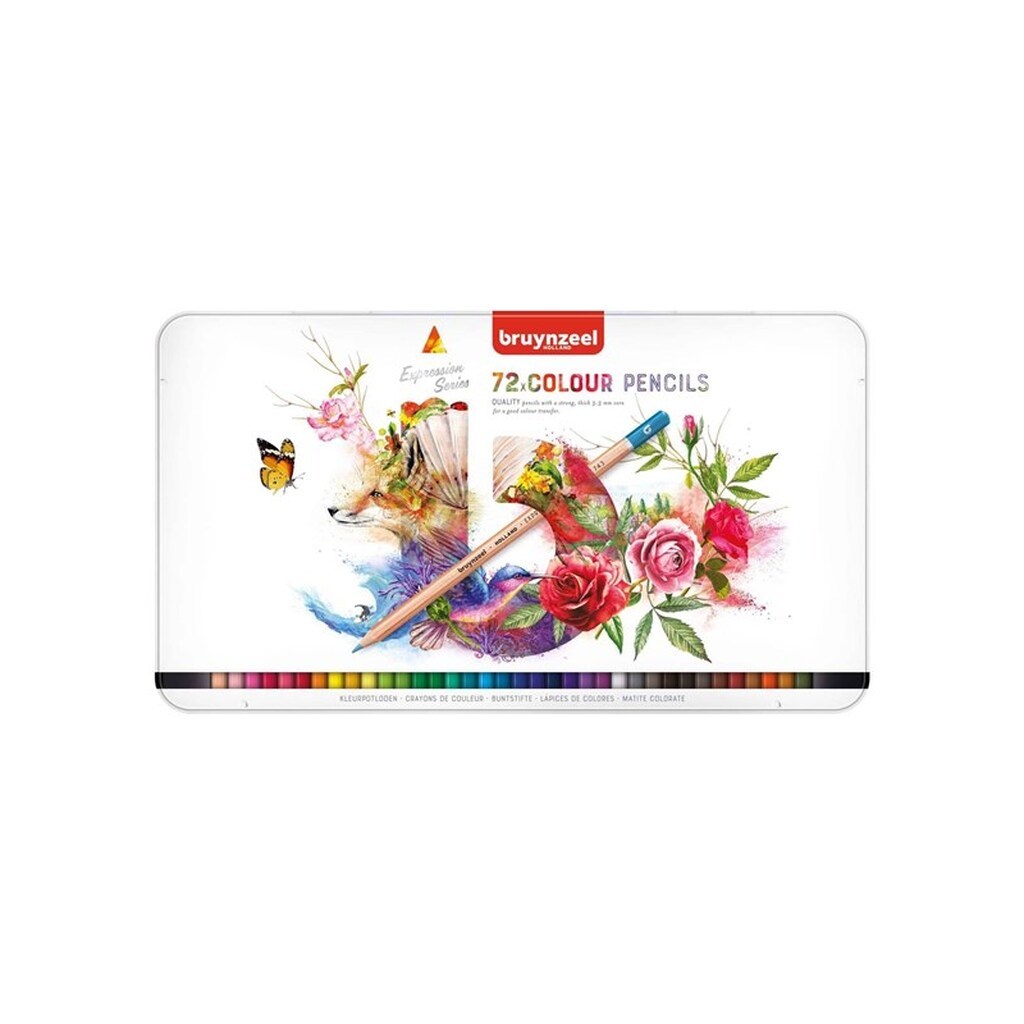 Bruynzeel Expression Colored Pencils Tin 72