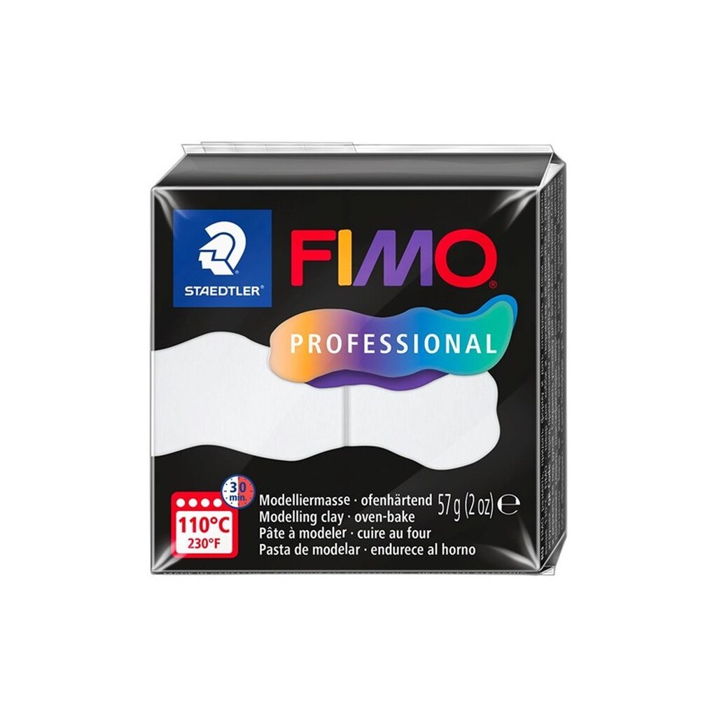 Staedtler MODELLÉR FIMO PROF 57G HVID