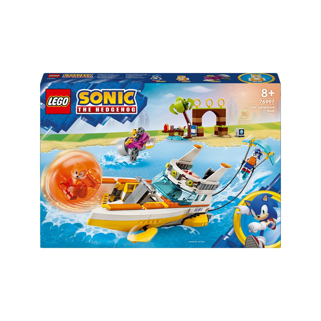 LEGO Sonic 76997 Tails&apos; actionbåd