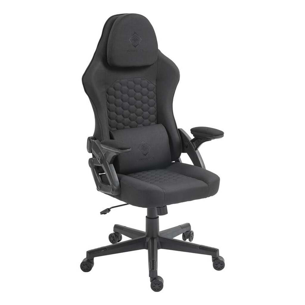 Deltaco DC130 Gaming Gamer Stol - Sort - Stof
