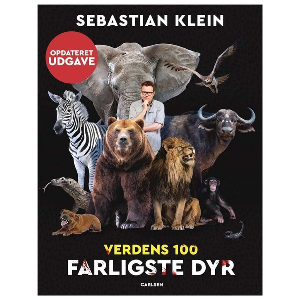 Verdens 100 farligste dyr - Børnebog - Hardcover