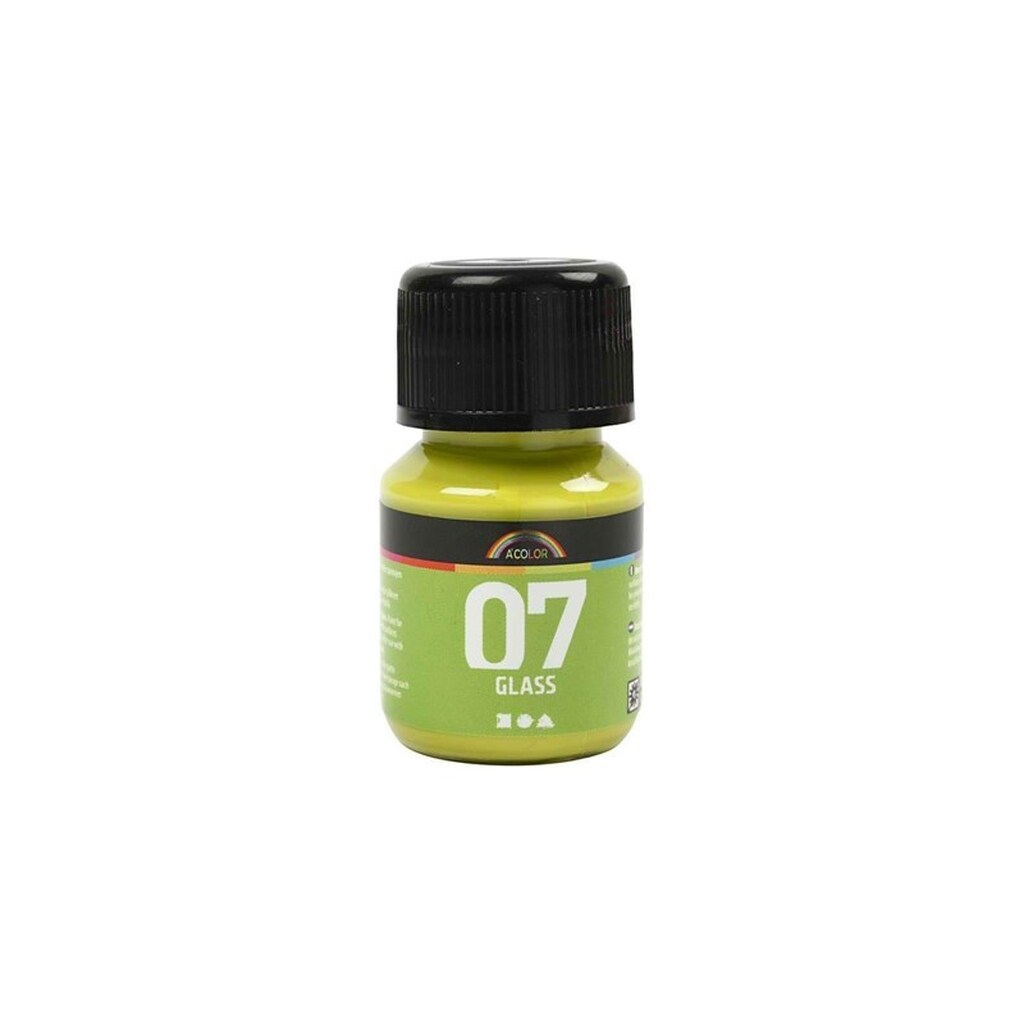 Creativ Company Permanent Glass Paint - Kiwi 30ml